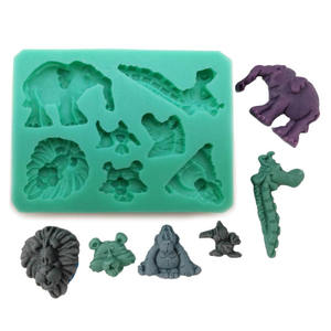 Moldes de Silicona con Forma de Animales, Mono y Plátano, para Hacer Pasteles, Fondant, Galletas, Jabón, Azúcar, Pudín, Chocolate - Product Image 6