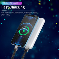 Kabel Data Pengisian Daya USB Portabel Kulit PU Anyaman Laris untuk Ponsel iPhone Android, Hadiah untuk Amazon eBay