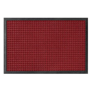 Commercial Door <b>Mat</b> Rectangle Polyester Fiber Square Pattern Absorbent Anti Slip Home Office Use Machine Washable - Product Image 2