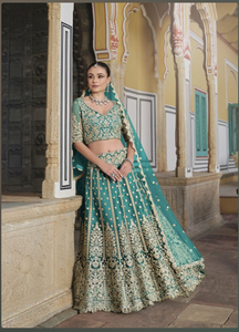 <b>Top</b> Ajmera Fashion Limited Surat Silk Modern Stylish Bridal Wear Party Wear <b>Indian</b> Lehenga Choli Quick Dry Reversible Elegant - Product Image 3