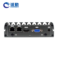 Celeron J1900 E3845 N4200 Mini computadora de escritorio Host 2 Lan Quad Core 1 * COM RJ45 VGA Barebone Fanless Industrial Nano ITX Mini PC