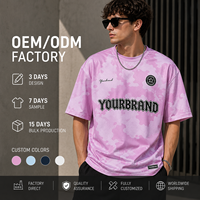 T-shirt en jersey uni personnalisé OEM ODM pour homme, séchage rapide, écologique, respirant, 100% coton, coupe ample, style universitaire, streetwear