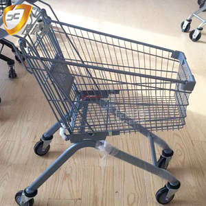 Carros de mano de alta calidad y <span class=keywords><strong>carrito</strong></span> de acero, bolsas de compras para supermercado - Product Image 3
