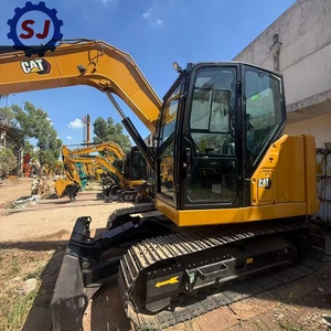 Excavatrice Caterpillar CAT308.5 d'occasion, mini-excavatrice sur chenilles de 8 tonnes, pelle hydraulique, modèle 2022, matériel de terrassement à vendre - Product Image 3