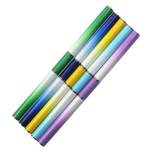 Pinceaux à ongles double embout ombré, double tête, pointe plate et ronde, manche en métal, stylo professionnel pour la décoration des ongles en acrylique - Product Image 4