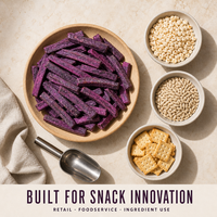 Paarse zoete aardappel frietjes snack bulk groothandel knapperige VF technologie OEM fabriek directe export leverancier winkel klaar voor verkoop