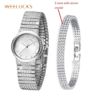 <span class=keywords><strong>Montre</strong></span> avec diamant pour femmes, Top marque de luxe, décontracté, <span class=keywords><strong>Bracelet</strong></span> en cristal - Product Image 3