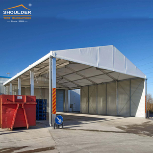 Auvent de toit en PVC durable à pente simple pour entrepôt industriel extérieur <span class=keywords><strong>et</strong></span> abri de chargement pour stockage en aluminium - Product Image 5