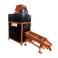 Granulateur de câbles en cuivre 50-80 kg/h avec table vibrante pour le recyclage des fils de déchets industriels et réseau domestique de 0-30 mm