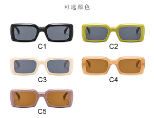 Gafas de Sol Sunway Personalizadas con Logotipo de Diseñador, Montura Cuadrada Pequeña, Gafas de Sol para Mujer - Product Image 2