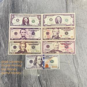เงินปลอมสำหรับใช้ในภาพยนตร์ ของขวัญแต่งงาน เงินปลอมคุณภาพสูงจากสหรัฐอเมริกา ราคา $1 <span class=keywords><strong>2</strong></span> 5 10 20 50 100 - Product Image 6