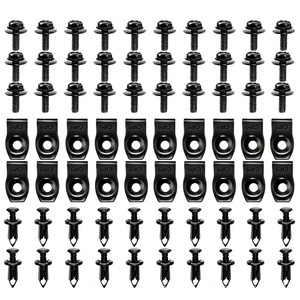 U Shaped Nut Clips M6 Body Bolts <b>Push</b> Type Fixing Clips For <b>Car</b> Undercover Mudguard Repair Replacement 35Pcs - Product Image 5