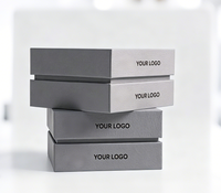 Boîte cadeau en carton recyclable sur mesure avec couvercle et base, emballage de luxe pour vêtements et chemises avec logo