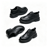 Chaussures de sécurité pour hommes, dessus en cuir pleine fleur, semelle extérieure en caoutchouc, résistantes aux chocs, anti-perforation, isolées, résistantes à l'huile