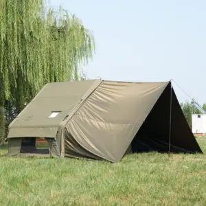 Coody Unique Manufacture Coody Luftzelt 6 qm Coody Aufblasbares Zelt Wasserdichtes UV-Schutz-Luftzelt Camping