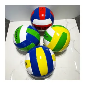 Yexi kustom latihan voli ukuran 5 Bola Voli PVC mesin bola voli dijahit campuran warna bola latihan jumlah besar dalam stok SH24323