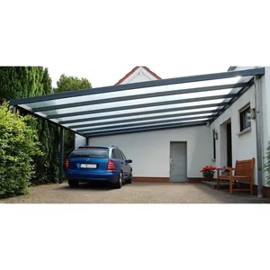 Bâche de garage en aluminium/alu, auvent de terrasse, métal robuste, pour voiture