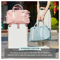 Sac de voyage personnalisé bagage à main fourre-tout pour femmes et hommes bagage de nuit avec pochette à roulettes sac de sport fourre-tout étanche