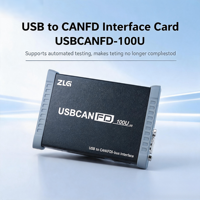 ZLG USBCANFD-100U Interfaz USB-CAN FD de 1 Canal (5 Mbps de Alta Velocidad) para Análisis Industrial CAN FD