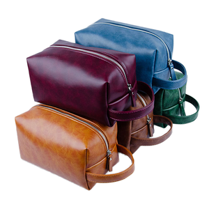 Vintage elegante metallo vegano custodia per telefono cellulare in pelle per <span class=keywords><strong>IPhone</strong></span>/OPPO <span class=keywords><strong>grande</strong></span> trucco da viaggio organizzatore di lusso chiusura a cerniera Sport - Product Image 1