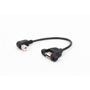 <b>Usb</b> B Male To A Female Adapter <b>Cable</b> With Screw Holes <b>For</b> <b>Printer</b> Data Connection - Product Image 2