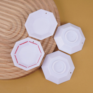 <b>Plastic</b> mini octagonal dish DIY craft empty bowl container accessories mini <b>kitchen</b> pretend <b>play</b> toy - Product Image 1