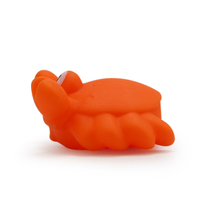 Brinquedo de Banho para Bebês Jixin, Pato de Borracha em Forma de Caranguejo com Som de Apito e Flutuação na Água, Unissex para Brincar no Banho - Product Image 6