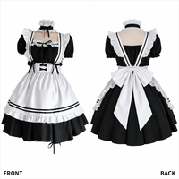 Disfraz de Sirvienta Japonesa Personalizado de Alta Calidad, Vestido Lolita OEM ODM, Traje de Cosplay de Marca Privada, Uniforme de Anime de Talla Grande