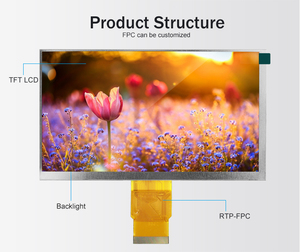 Polcd 7 inch TFT Module 800x480 độ sáng cao IPS màn hình RGB giao diện cảm ứng điện dung bảng điều chỉnh 7 "TFT <span class=keywords><strong>LCD</strong></span> hiển thị - Product Image 3