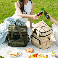 Sac isotherme portable réutilisable imperméable pour le camping et les pique-niques en plein air