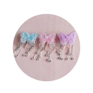 Accesorios de Material para Manualidades: Cadena para Teléfono con Mariposa de Bordado Ilusorio, Lazo, Perla, Bolígrafo Decorativo y Cuentas para Pulsera - Product Image 6