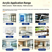 Feuille d'acrylique coulée PMMA avec paillettes confettis intégrées, vente directe usine, découpe laser et pliage à chaud sur mesure