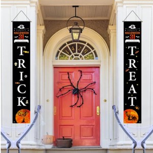 Halloween và giáng sinh cửa biểu ngữ couplet Polyester cờ cho các sự kiện kỳ nghỉ khác nhau - Product Image 3