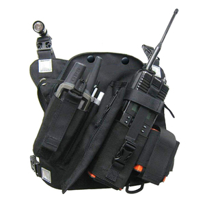 Scout Radio Chest <b>Harness</b> Rig with Front Pack Pouch Holster Vest for 2 Way Radio & GPS - Product Image 2