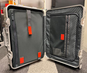 उच्च स्थायित्व 20 इंच का पूर्ण एल्यूमीनियम स्पिनर एल्यूमीनियम फ्रेम के साथ ले जाने वाले सामान और डीलक्स व्यापार यात्रा के लिए आधुनिक डिजाइन - Product Image 4