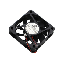 Ventilateur de refroidissement sans balais DC 60x60x15mm, ventilateur à cadre carré pour équipement de sécurité, CCTV DVR et appareils électroniques