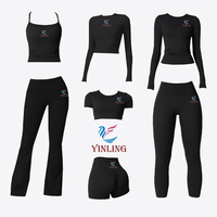 Vêtements de sport respirants personnalisés pour femmes avec logo, tenues de gym, hauts de fitness, ensembles de yoga