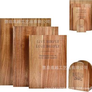 ชุดเขียงไม้เนื้อแข็ง 33x25.5x2 ซม. 29x21.5x1.5 ซม. 25x17.5x1.5 ซม. เขียงอเนกประสงค์สำหรับครัว - Product Image 2