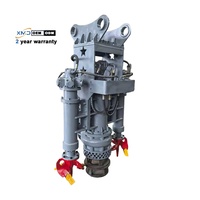 Pompe à boue robuste pour dragage de boues d'égout, pompe submersible à entraînement hydraulique pour aspiration de sable et de boues, pour le dragage de boues minières