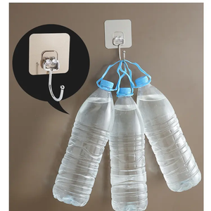 Jutye Heavy Duty usi multipli <span class=keywords><strong>per</strong></span> bagno cucina impermeabile grande <span class=keywords><strong>accappatoio</strong></span> gancio adesivo gancio da parete - Product Image 4