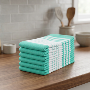 Paño de Cocina de Algodón Estampado de Secado Rápido y Alta Absorbencia Orchid Impex, Tejido de Rizo Teñido, al Mejor Precio de Fábrica - Product Image 1