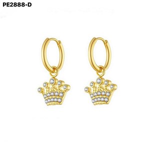 ต่างหูแฟชั่น PE2888 สำหรับผู้หญิง เครื่องประดับคุณภาพสูง - Product Image 2
