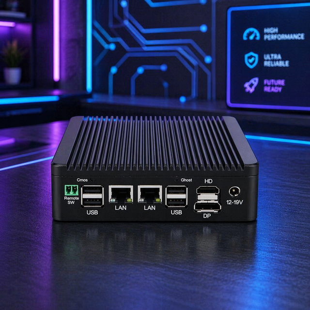 Embedded Mini Computer Factory Wholesale N2840 J1800 J1900 CPU Linux Window10 Window11 DDR3L DC12V Industrial Fanless Mini Pc