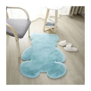 Thảm Tùy Chỉnh Hình Dạng Dễ Thương Thiết Kế Logo Rugs Phòng Khách Handmade Die Cut Rug Cartoon Rug