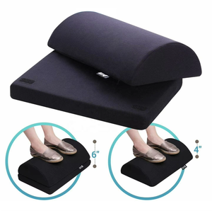 Almohada de pierna de espuma viscoelástica ajustable de media luna, reposapiés cilíndrico de punto para oficina, hogar, sueño, enfermería, uso en Hotel - Product Image 2