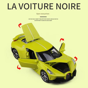 Bugatti Super Car LVN ultra <span class=keywords><strong>carrera</strong></span> giocattolo Diecast in scala 1:32 modello di <span class=keywords><strong>auto</strong></span> in lega Ultra realistico con funzione di ritiro del suono e della luce - Product Image 5