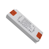 Driver LED à tension constante pour éclairage intérieur, design ultra fin, 110V 240V 100W 8.33A/12VDC 4.16A/24VDC IP20, avec certifications CE SAA ETL UKCA