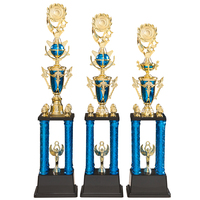 Fabricación de Trofeos de Plástico Personalizados con Logotipo, Universales, de Alta Calidad, Talla L, Modelo SZ01, a Precio Económico