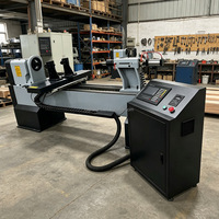 Tour à bois CNC automatique pour la fabrication de balustres d'escalier et de pieds de meubles, équipement de tournage du bois