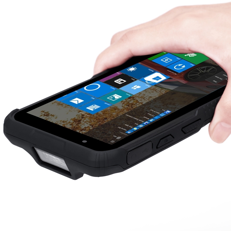 2020 6 дюймов IP68 смарт мобильный телефон window10 IOT Прочный ручной терминал КПК с 1D 2D штрих-кода NFC метка Диапазона UHF